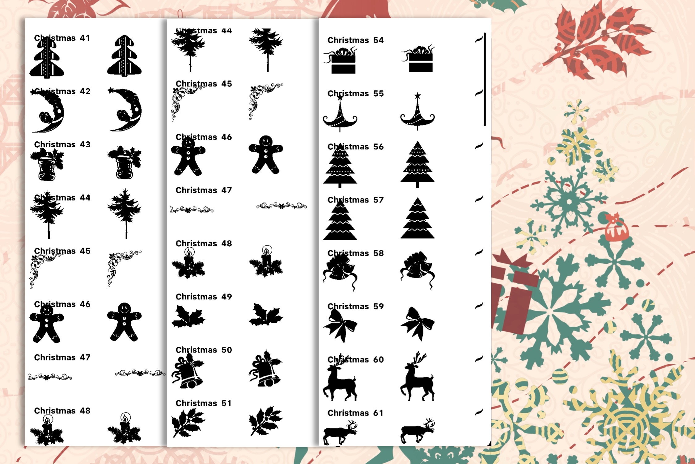 85 Procreate Christmas Brushes - photo 4