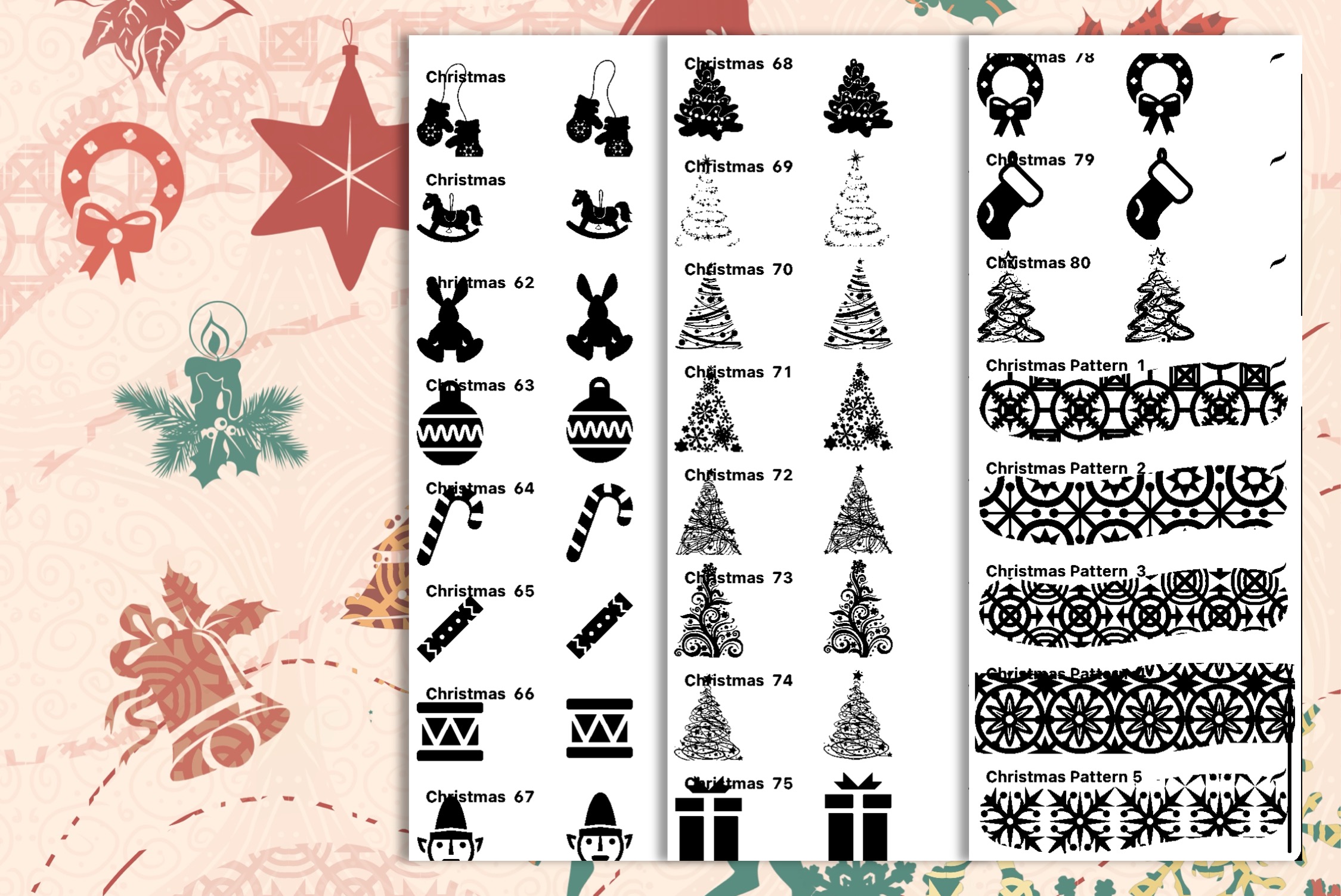 85 Procreate Christmas Brushes - photo 5