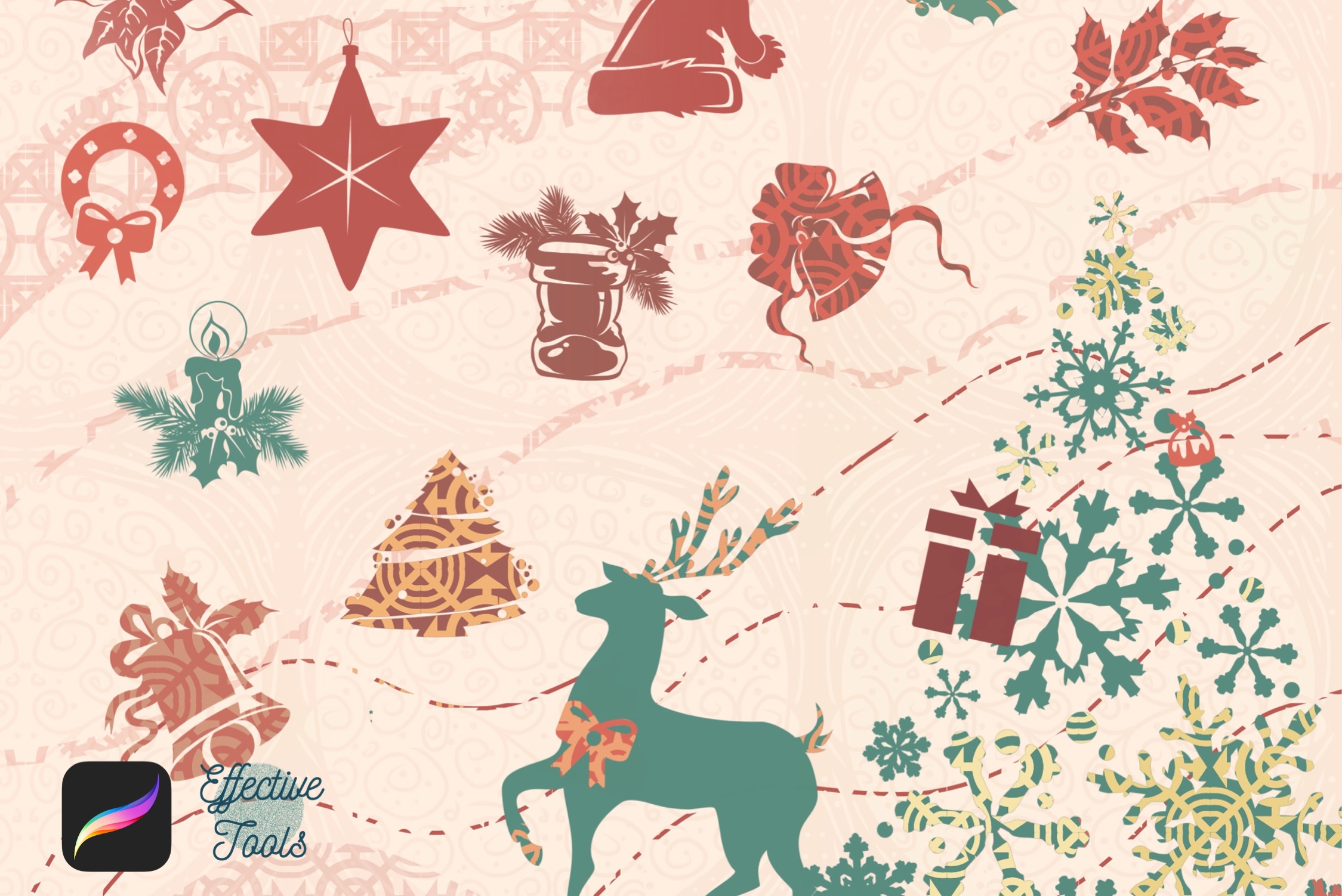 85 Procreate Christmas Brushes - photo 8