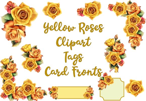 Free Yellow Roses Clipart 