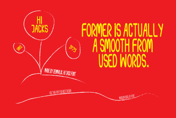 Hi Jacks Font PNG with transparent background - Preview 4