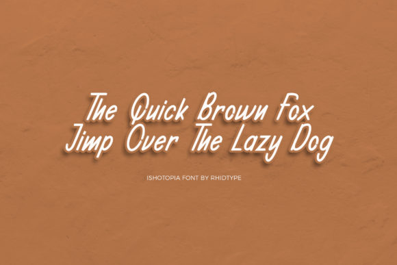 Ishotopia Font PNG with transparent background - Preview 5