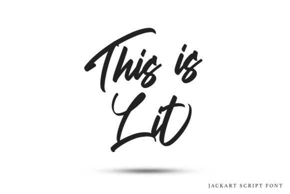 Jackart Font PNG with transparent background - Preview 3