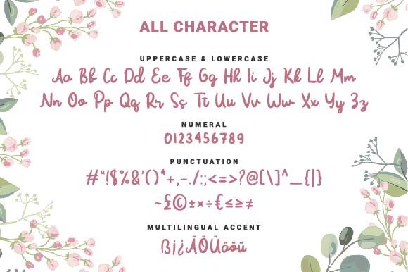 Maula Beloved Font PNG with transparent background - Preview 2