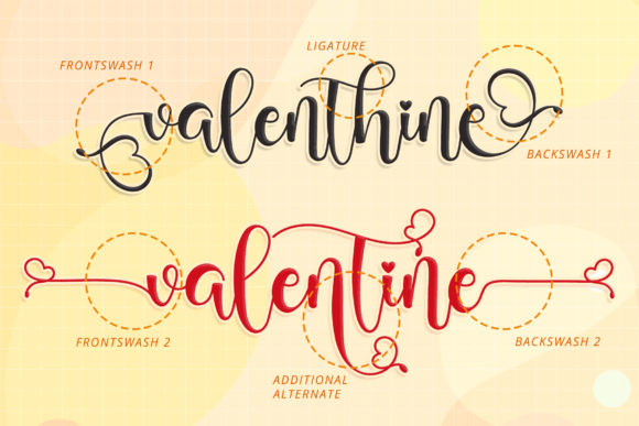 Mister Valentine Font PNG with transparent background - Preview 1