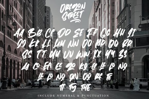 Oregon Street Font PNG with transparent background - Preview 6