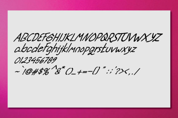 Passe Font PNG with transparent background - Preview 3