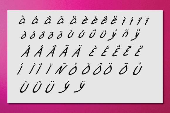 Passe Font PNG with transparent background - Preview 5