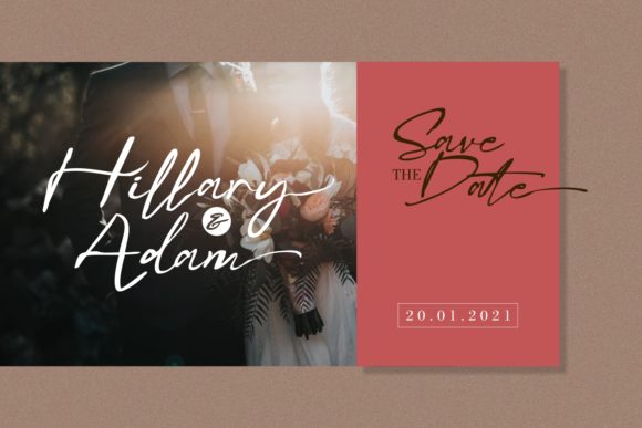 Signatrue Font PNG with transparent background - Preview 2