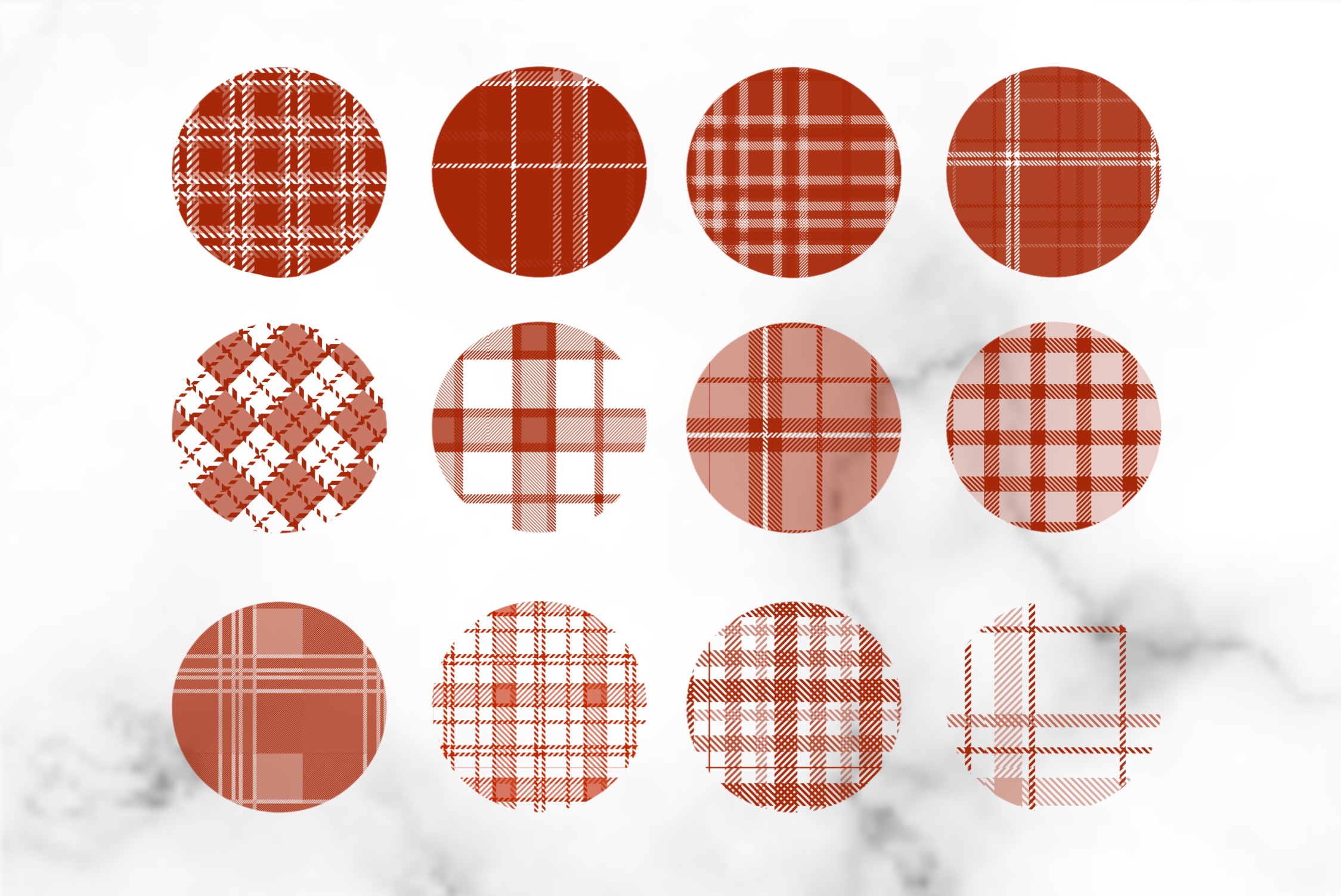 16 Seamless Tartan Procreate Brush - photo 2