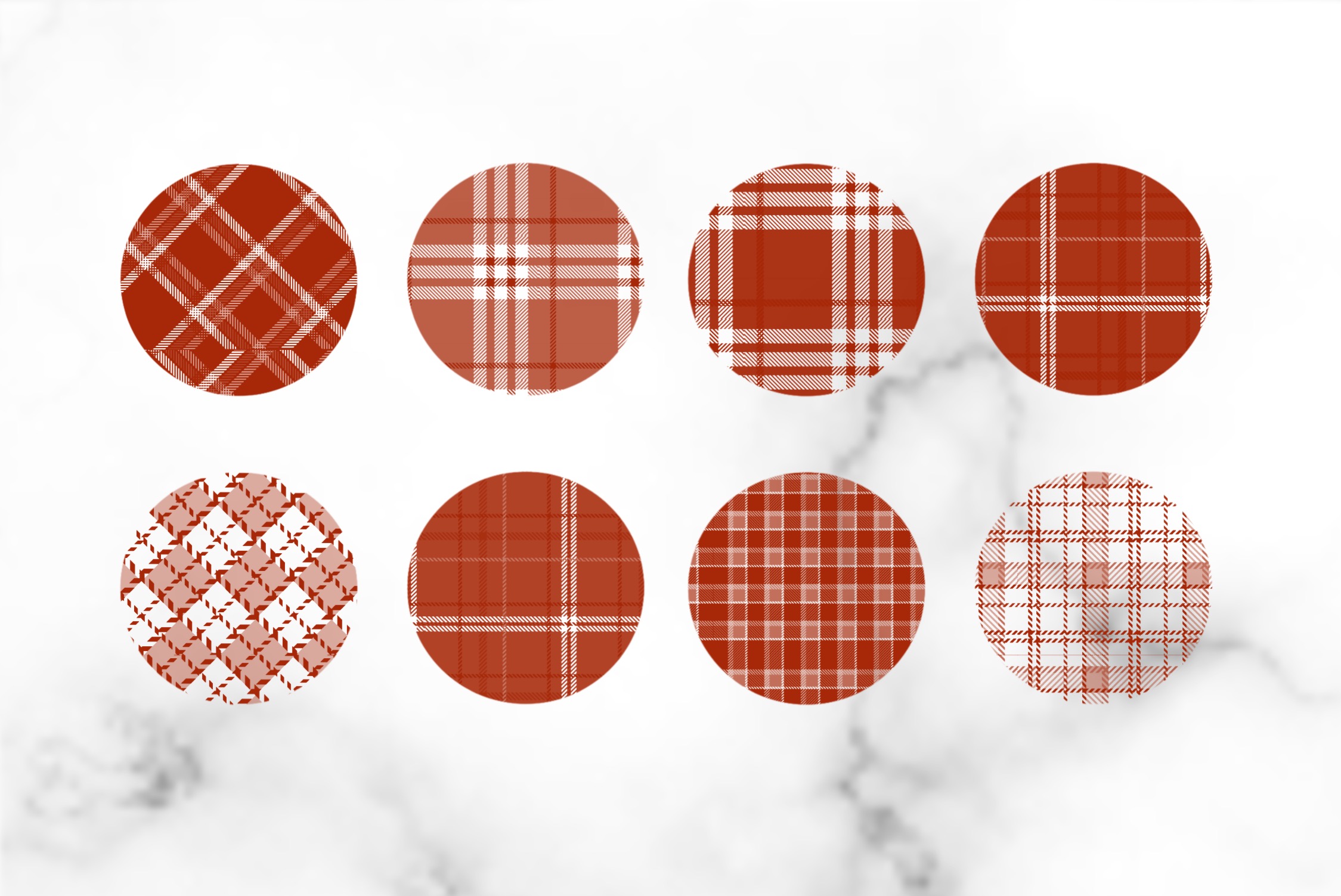 16 Seamless Tartan Procreate Brush - photo 3