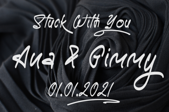 A-Signature Font - Preview 1