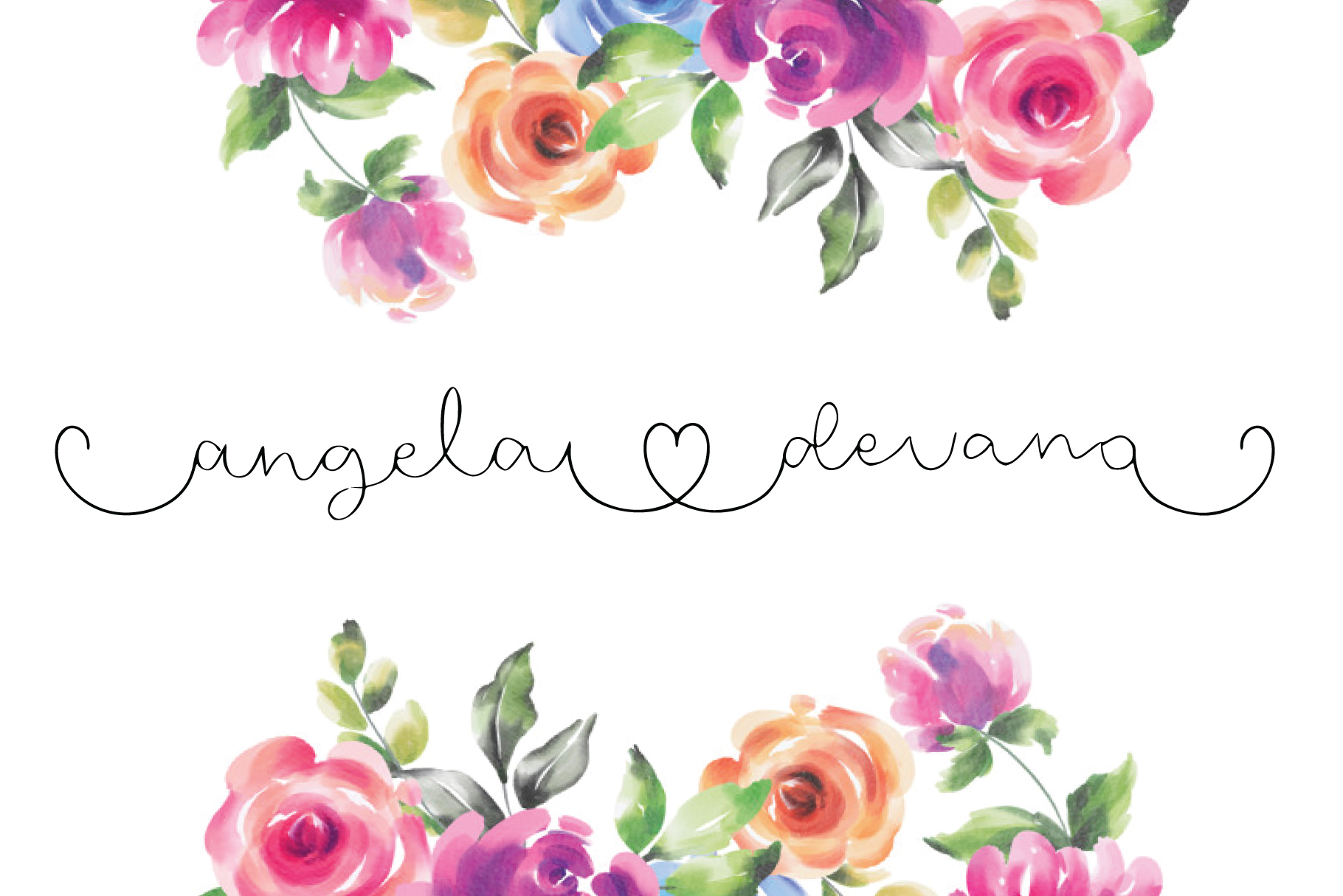 Angela Devano Font by goodigital · Creative Fabrica