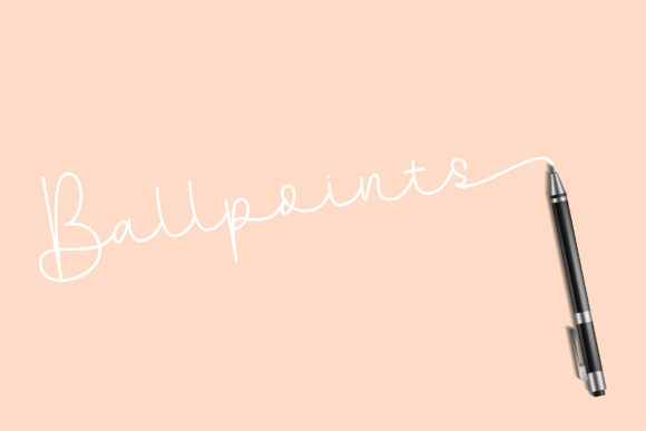 Ballpoints Font - Preview 6