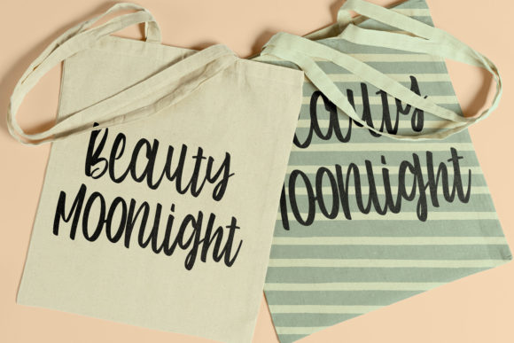 Beauty Moonlight Font PNG with transparent background - Preview 3