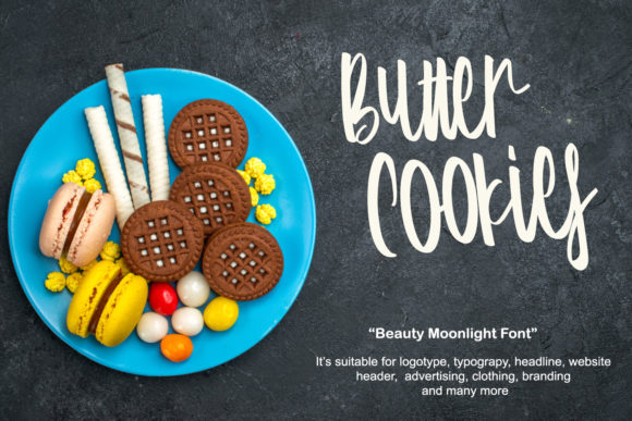 Beauty Moonlight Font PNG with transparent background - Preview 6
