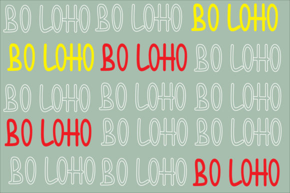 Bo Loho Font - Preview 3