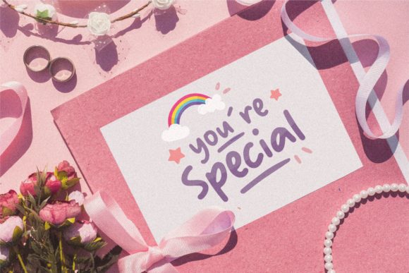 Bubble Rainbow Font - Preview 2