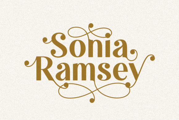 Burgundy Font - Preview 1