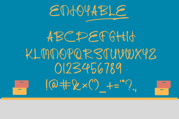 Enjoyable Font - Preview 2
