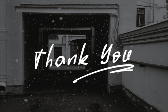 Saturday Rain Font PNG with transparent background - Preview 6