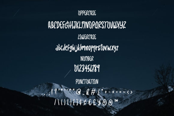 Scary Beauty Font PNG with transparent background - Preview 2