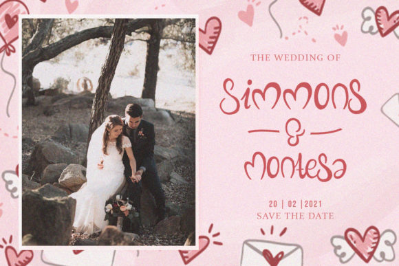 Best Valentine Font PNG with transparent background - Preview 2