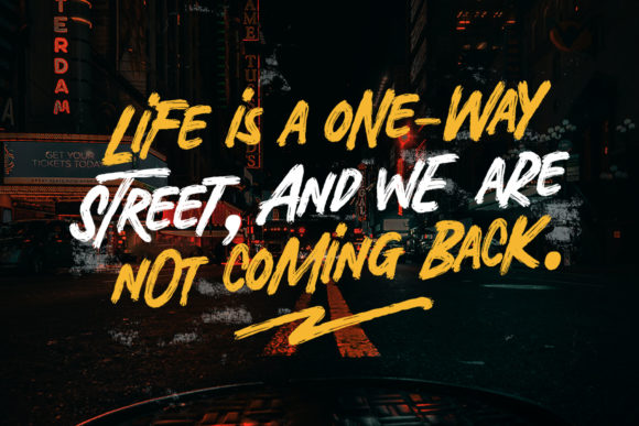 Broken Crush Font - Preview 1