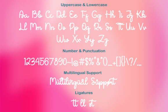 Caliata Font PNG with transparent background - Preview 5