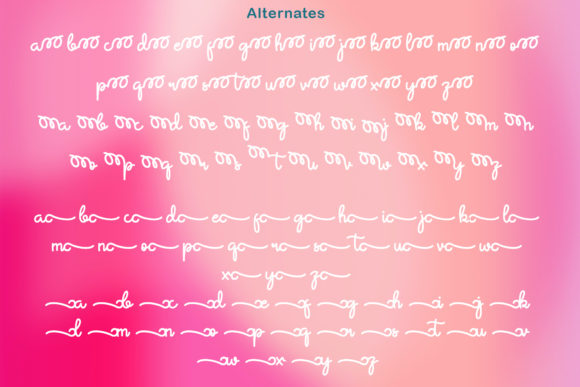 Caliata Font PNG with transparent background - Preview 6