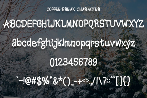 Coffee Break Font - Preview 1