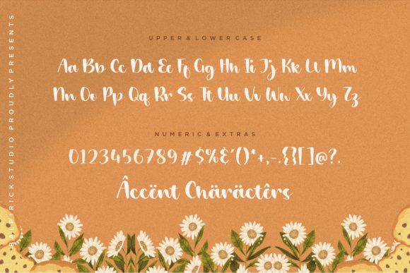 Cutie Biscuit Font PNG with transparent background - Preview 5