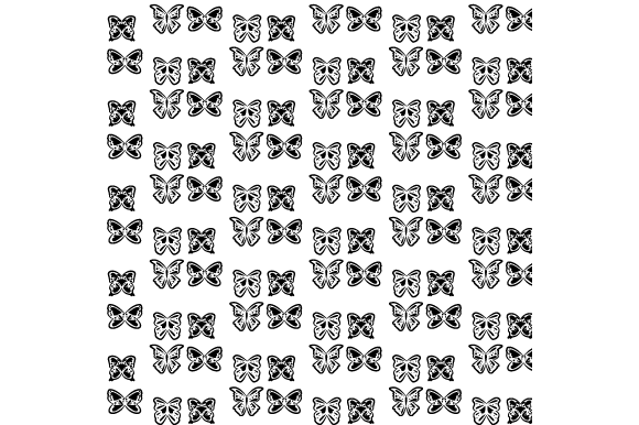 Decorative Butterfly Pattern Design Graphic by Muhammad Rizky Klinsman ...