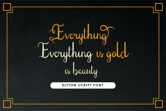 Eltton Font - Preview 1