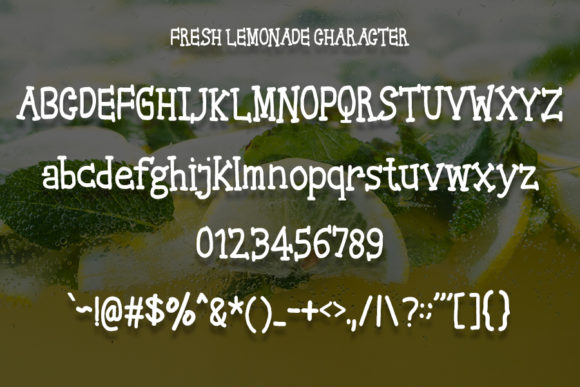Fresh Lemonade Font - Preview 2