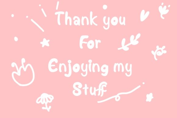 Happy Lucky Day Font PNG with transparent background - Preview 5