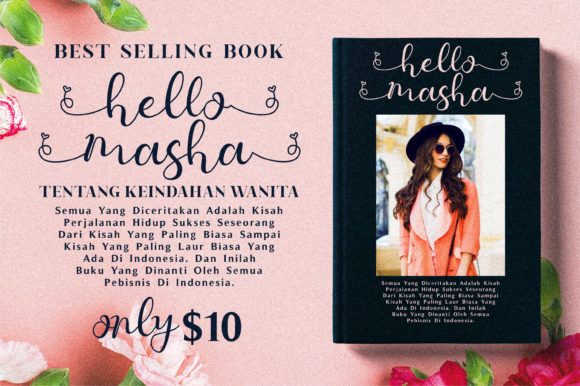 Hello Masha Font PNG with transparent background - Preview 2