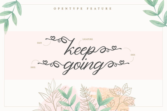 Loveliya Font PNG with transparent background - Preview 3