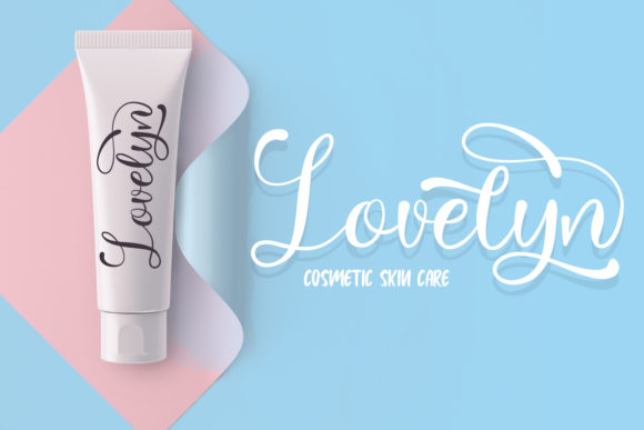Lovely Dattega Font PNG with transparent background - Preview 4