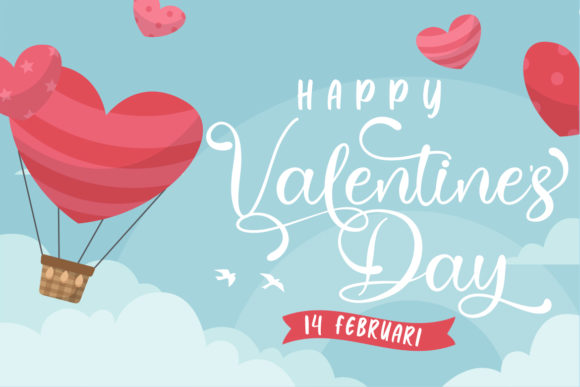 Lovely Dattega Font PNG with transparent background - Preview 6