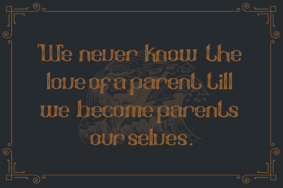 New Bulgani Font PNG with transparent background - Preview 3