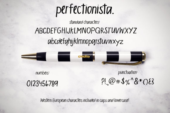 Perfectionista Font PNG with transparent background - Preview 5