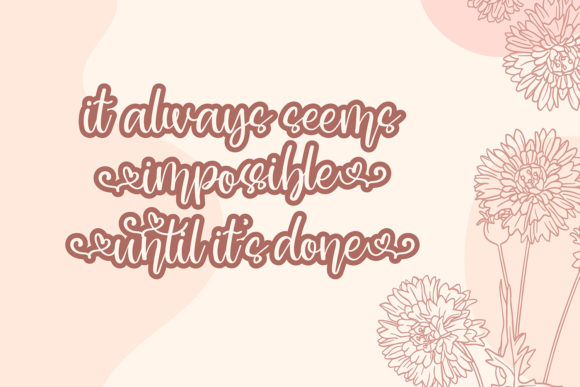 Precilya Font PNG with transparent background - Preview 1
