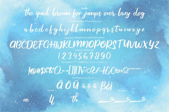 Ratene Font PNG with transparent background - Preview 5