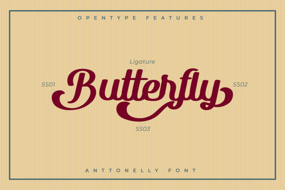 Anttonelly Font - Preview 3