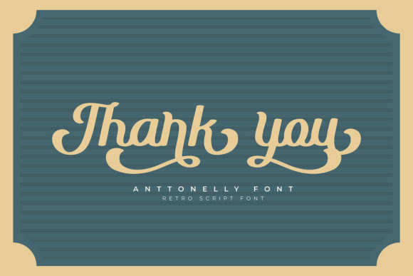 Anttonelly Font - Preview 5