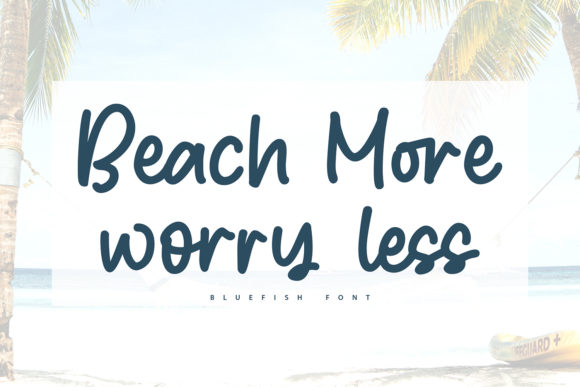 Bluefish Font - Preview 1