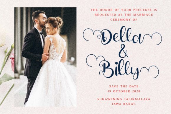 Della Berlyn Font - Preview 1