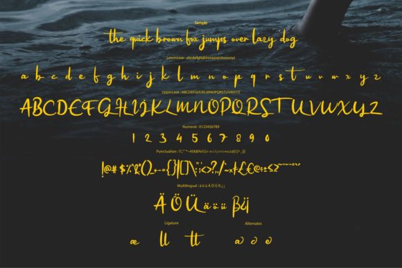 Falide Font PNG with transparent background - Preview 5