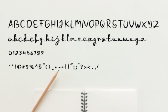 For a While Font - Preview 3
